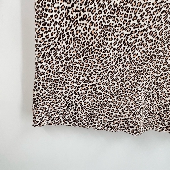 Jenni Kayne Brown Leopard Print Midi Skirt - Picture 5 of 6